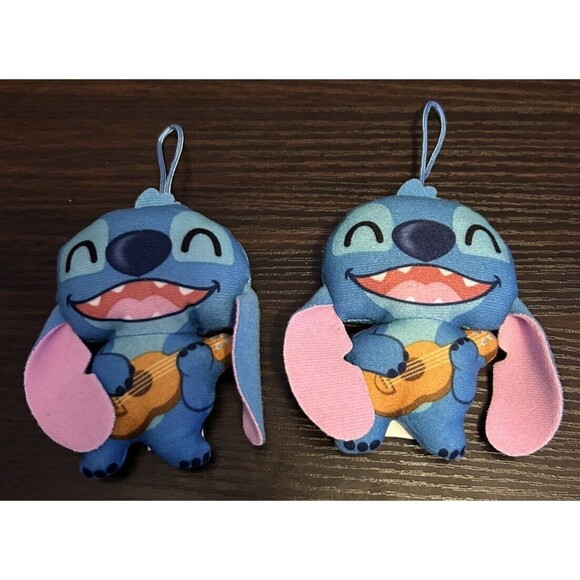 2022 McDonald's Happy Meal Toy Hanging Disney’s Stitch #5 Ukulele Stitch 2 Plush - Picture 1 of 4